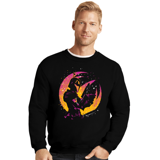 Daily_Deal_Shirts Crewneck Sweater, Unisex / Small / Black Clan Wren