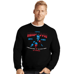 Daily_Deal_Shirts Crewneck Sweater, Unisex / Small / Black Thrawns MMA Gym