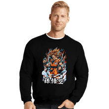 Load image into Gallery viewer, Shirts Crewneck Sweater, Unisex / Small / Black Rage Of A Super Saiyan
