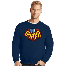 Load image into Gallery viewer, Daily_Deal_Shirts Crewneck Sweater, Unisex / Small / Navy Bat 626
