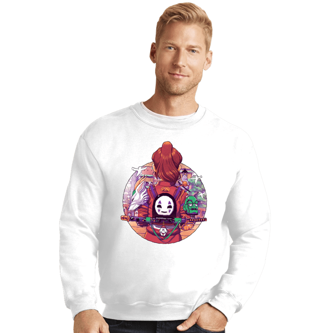 Daily_Deal_Shirts Crewneck Sweater, Unisex / Small / White Spring Way