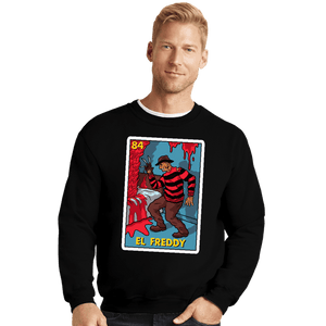 Shirts Crewneck Sweater, Unisex / Small / Black El Freddy