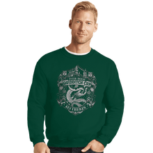 Load image into Gallery viewer, Sold_Out_Shirts Crewneck Sweater, Unisex / Small / Forest Team Slytherin

