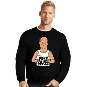 Secret_Shirts Crewneck Sweater, Unisex / Small / Black Bill Hugs