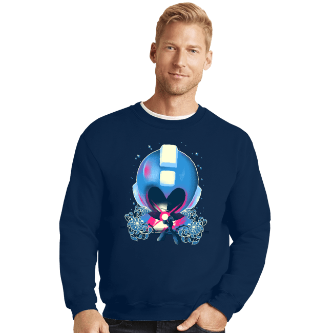Daily_Deal_Shirts Crewneck Sweater, Unisex / Small / Navy Mega Memories