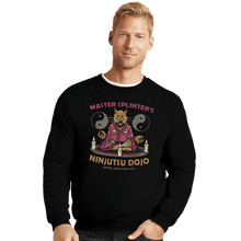 Load image into Gallery viewer, Daily_Deal_Shirts Crewneck Sweater, Unisex / Small / Black Splinter&#39;s Ninjutsu Dojo
