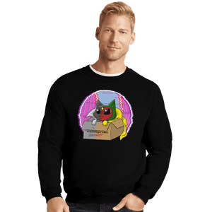 Secret_Shirts Crewneck Sweater, Unisex / Small / Black Theseus' Box