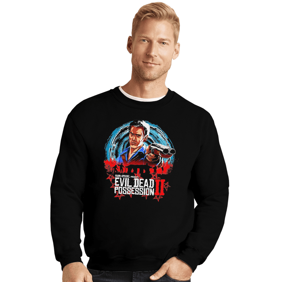 Shirts Crewneck Sweater, Unisex / Small / Black Evil Dead Possession II