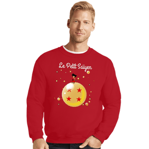 Shirts Crewneck Sweater, Unisex / Small / Red Le Petit Saiyen