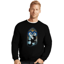 Load image into Gallery viewer, Shirts Crewneck Sweater, Unisex / Small / Black Kingdom Hearts
