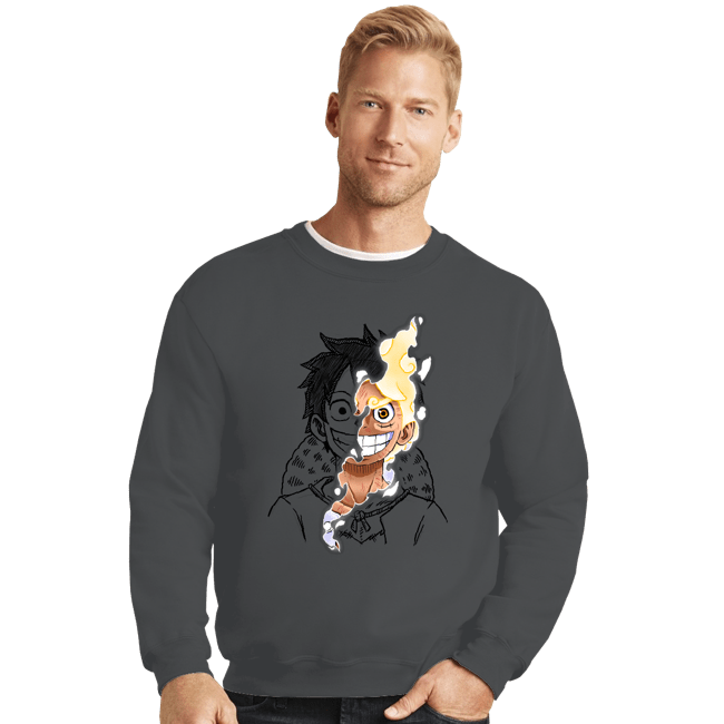 Secret_Shirts Crewneck Sweater, Unisex / Small / Charcoal God Of Sun