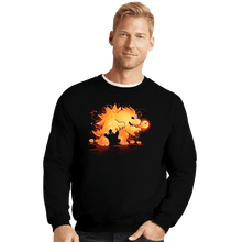 Load image into Gallery viewer, Daily_Deal_Shirts Crewneck Sweater, Unisex / Small / Black Super Dragon Evolution
