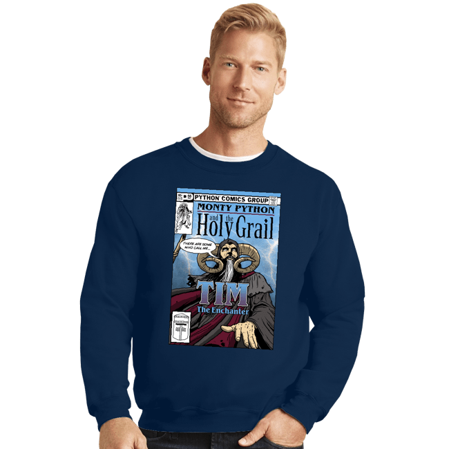 Shirts Crewneck Sweater, Unisex / Small / Navy Call Me Tim