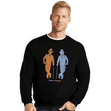 Load image into Gallery viewer, Shirts Crewneck Sweater, Unisex / Small / Black Dapp &amp; Dapper
