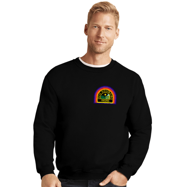 Sold_Out_Shirts Crewneck Sweater, Unisex / Small / Black Nostromo Crew