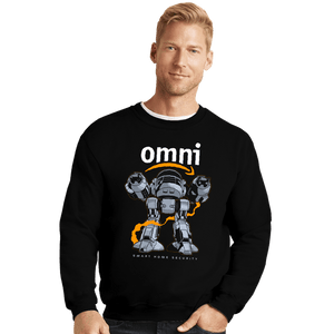 Daily_Deal_Shirts Crewneck Sweater, Unisex / Small / Black Omni