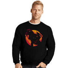 Load image into Gallery viewer, Secret_Shirts Crewneck Sweater, Unisex / Small / Black Protector Of Worlds
