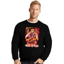 Load image into Gallery viewer, Shirts Crewneck Sweater, Unisex / Small / Black The Fire
