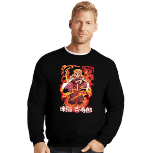 Shirts Crewneck Sweater, Unisex / Small / Black The Fire