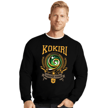 Load image into Gallery viewer, Secret_Shirts Crewneck Sweater, Unisex / Small / Black Forever Young
