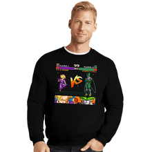 Load image into Gallery viewer, Shirts Crewneck Sweater, Unisex / Small / Black Gohan VS Cell

