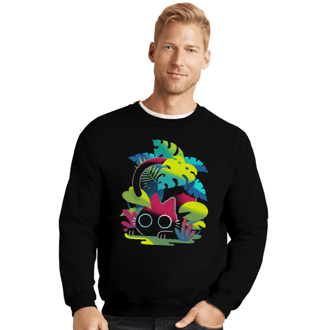 Daily_Deal_Shirts Crewneck Sweater, Unisex / Small / Black Hide And Seek
