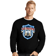 Load image into Gallery viewer, Daily_Deal_Shirts Crewneck Sweater, Unisex / Small / Black G.E. Troops
