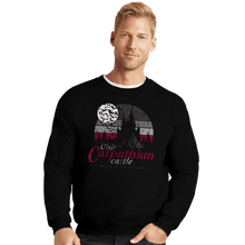 Load image into Gallery viewer, Daily_Deal_Shirts Crewneck Sweater, Unisex / Small / Black Visit Carpathian Castle
