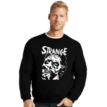 Load image into Gallery viewer, Shirts Crewneck Sweater, Unisex / Small / Black Something Strange
