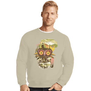 Shirts Crewneck Sweater, Unisex / Small / Sand Ukiyoe Majora