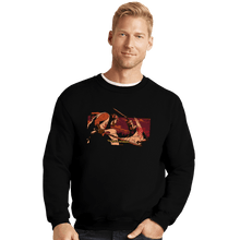 Load image into Gallery viewer, Daily_Deal_Shirts Crewneck Sweater, Unisex / Small / Black Tis&#39; But A Scratch
