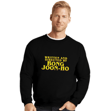 Load image into Gallery viewer, Shirts Crewneck Sweater, Unisex / Small / Black Directed By Bong Joon-Ho
