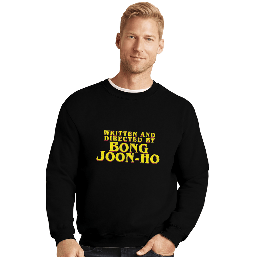 Shirts Crewneck Sweater, Unisex / Small / Black Directed By Bong Joon-Ho