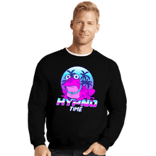 Load image into Gallery viewer, Secret_Shirts Crewneck Sweater, Unisex / Small / Black Hypno Time
