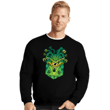 Load image into Gallery viewer, Secret_Shirts Crewneck Sweater, Unisex / Small / Black Monster Dice
