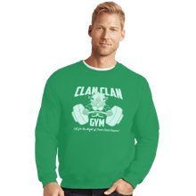 Load image into Gallery viewer, Shirts Crewneck Sweater, Unisex / Small / Irish Green Clan Clan Gym
