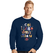Load image into Gallery viewer, Daily_Deal_Shirts Crewneck Sweater, Unisex / Small / Navy Collaboration
