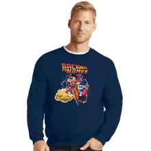 Load image into Gallery viewer, Daily_Deal_Shirts Crewneck Sweater, Unisex / Small / Navy Back To Namek
