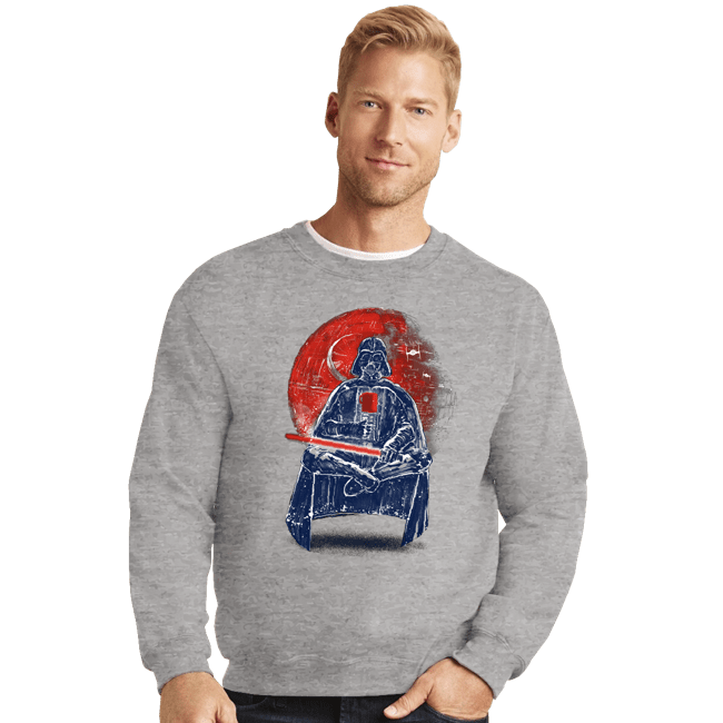 Secret_Shirts Crewneck Sweater, Unisex / Small / Sports Grey Dark Side Of The Coffee