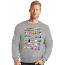 Load image into Gallery viewer, Shirts Crewneck Sweater, Unisex / Small / Sports Grey Types Of Pokeballs
