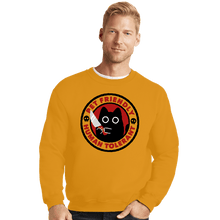 Load image into Gallery viewer, Daily_Deal_Shirts Crewneck Sweater, Unisex / Small / Gold Pet Friendly Human Tolerant

