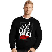 Load image into Gallery viewer, Daily_Deal_Shirts Crewneck Sweater, Unisex / Small / Black The Crystal Lake Massacre
