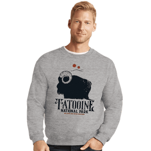 Daily_Deal_Shirts Crewneck Sweater, Unisex / Small / Sports Grey Bantha Park
