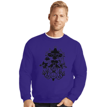 Load image into Gallery viewer, Shirts Crewneck Sweater, Unisex / Small / Violet Ghostly Group
