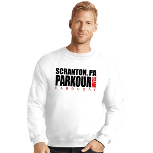 Shirts Crewneck Sweater, Unisex / Small / White Parkour Team