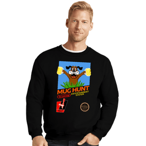 Secret_Shirts Crewneck Sweater, Unisex / Small / Black Mug Hunt