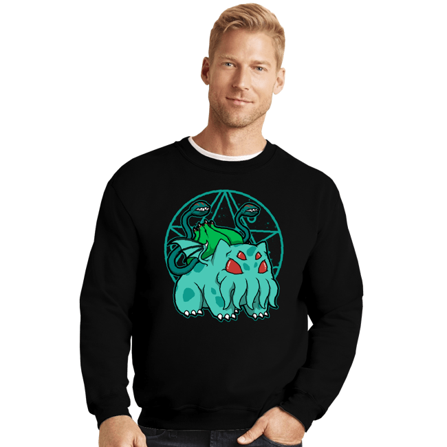 Secret_Shirts Crewneck Sweater, Unisex / Small / Black Bulba-thulhu