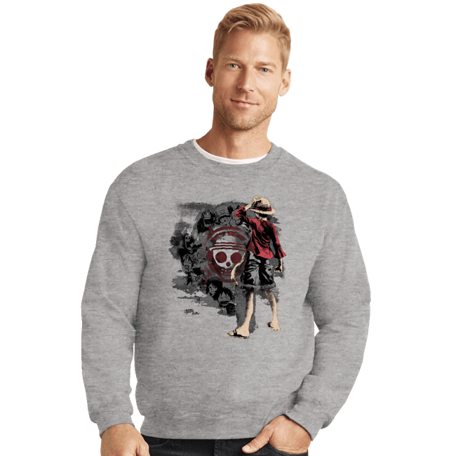 Secret_Shirts Crewneck Sweater, Unisex / Small / Sports Grey Straw Hats