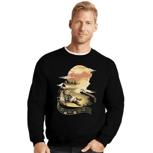 Shirts Crewneck Sweater, Unisex / Small / Black Hero Of Time