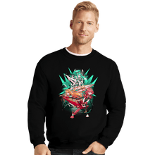 Load image into Gallery viewer, Daily_Deal_Shirts Crewneck Sweater, Unisex / Small / Black Combined Power
